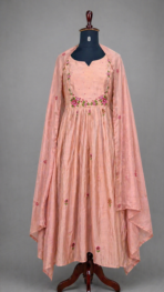 MULCHANDERI HANDWORK KURTA SET - Image 2