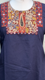 AJRAKH HAND WORK WITH REAL MIRROR 2-PIECE SET - Image 2