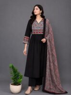 BLACK AJRAKH KURA SET