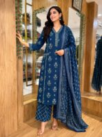 NAVY BLUE COTTON SET - Image 2