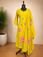 LEMON YELLOW HAND PAINTED SET - Image 2
